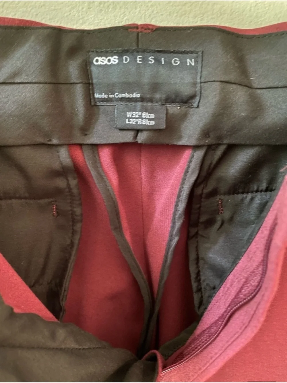 ASOS tapered leg